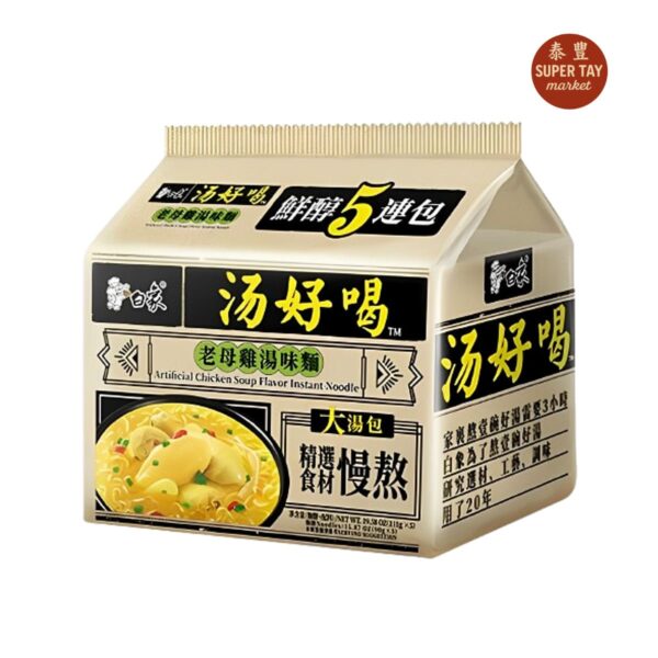 白象老母鸡汤面 FIDEO INSTANTANEO SABOR A POLLO (BAI XIANG) 111GR