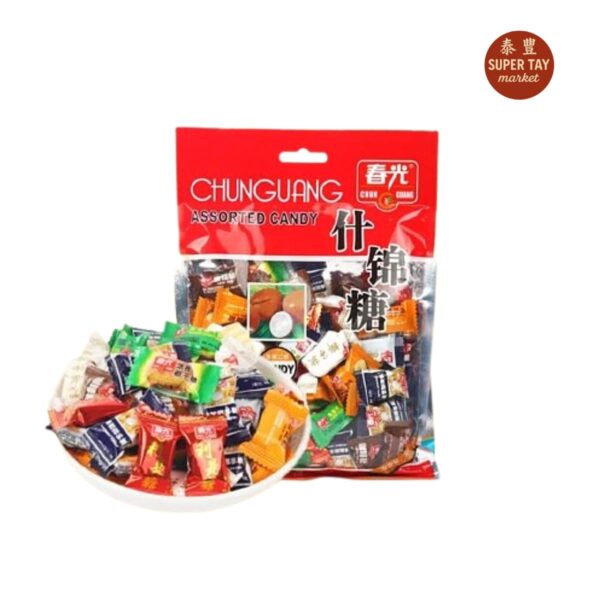 春光什锦糖 CARAMELO SURTIDO CON SABOR A FRUTA 300GR (CHUN GUANG)