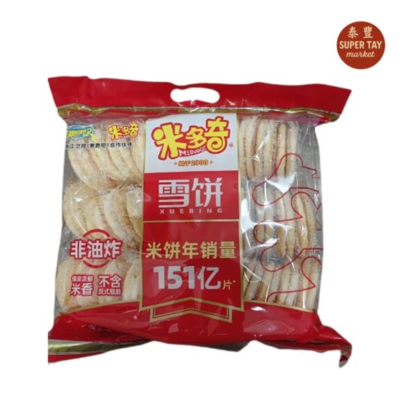 米多奇雪饼 GALLETA DE ARROZ DULCE 438GR (MIDUOQI)