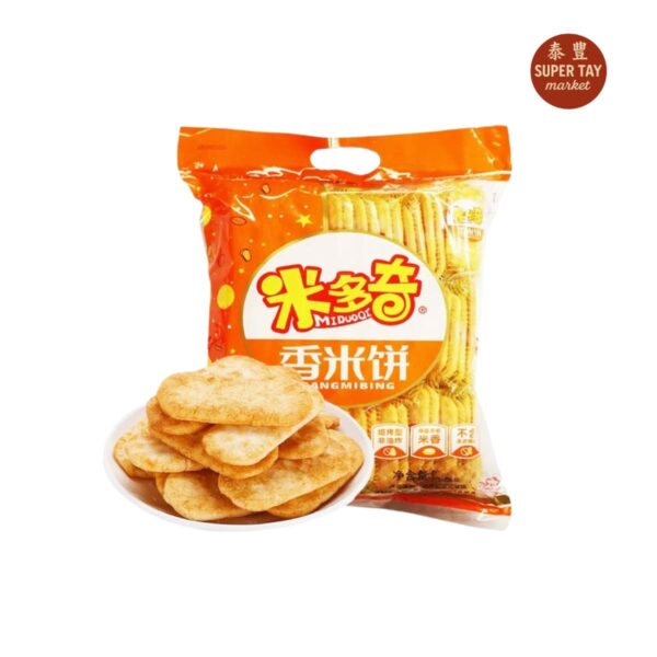 米多奇香米饼 GALLETA DE ARROZ SALADA 100GR (MIDUOQI)
