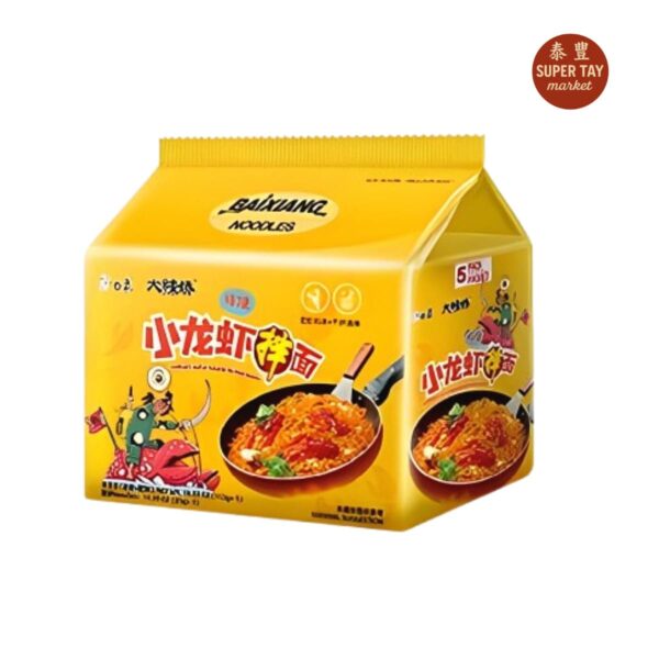 白象小龙虾面 FIDEO INSTANTANEO CON SABOR A CANGREJO DE RIO (BAI XIANG) 113GR