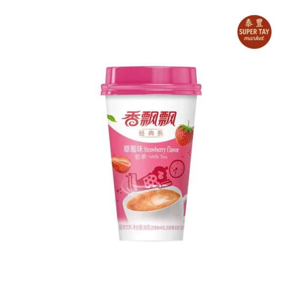 草莓味香飘飘奶茶 TE CON LECHE INSTANTANEO SABOR A FRESA (XIANG PIAO PIAO) 80GR