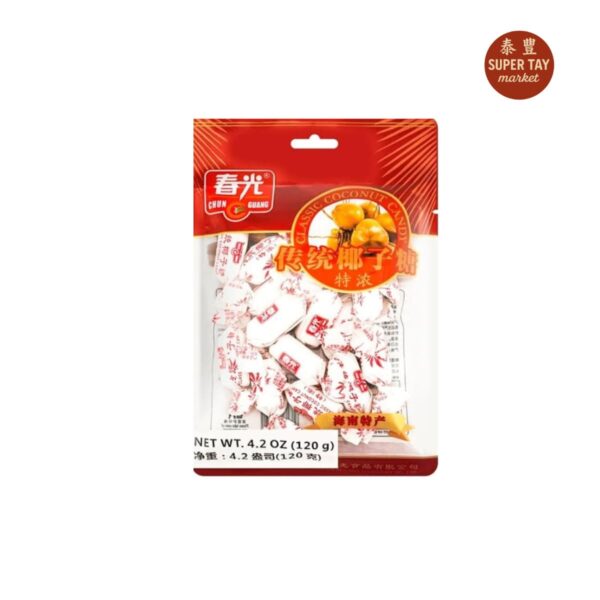 春光椰子糖 CARAMELO DE COCO 120GR (CHUN GUANG)