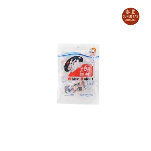 大白兔糖 CARAMELO CON LECHE Y PAPEL DE ARROZ 25GR (WHITE RABBIT)