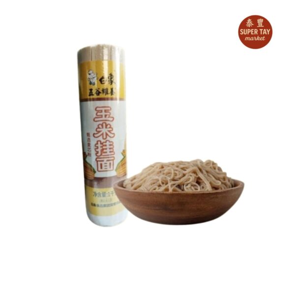 白象玉米挂面 FIDEO DE TRIGO CON SABOR A MAIZ 1000GR BAI XIANG