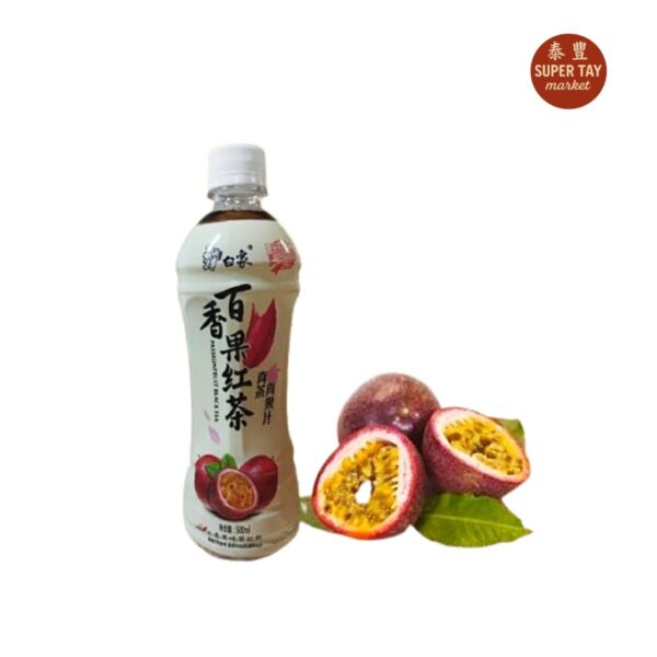 百香果红茶 BEBIDA DE TE NEGRO CON SABOR A MARACUYA (BAI XIANG) 500ML