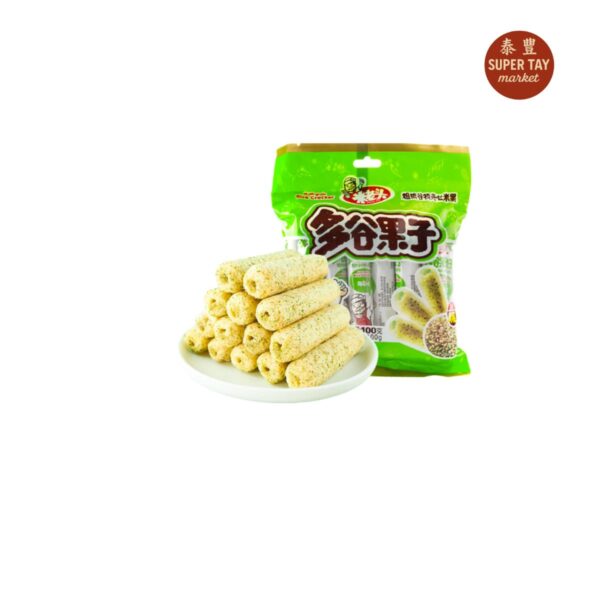 海苔味多谷果子 GALLETA DE ARROZ CON SABOR A ALGA 160GR (UNCLE POP)