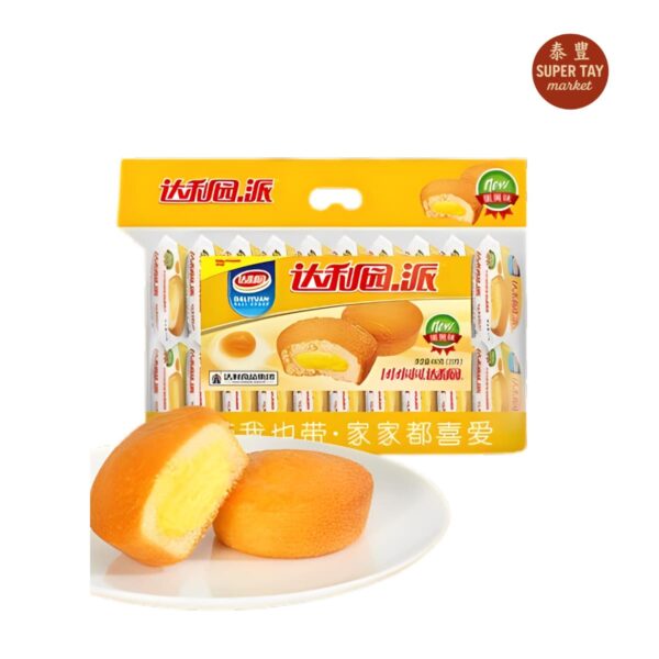 达利园蛋黄派 QUEQUE CON RELLENO A CREMA DE HUEVO 460GR DA LI YUAN
