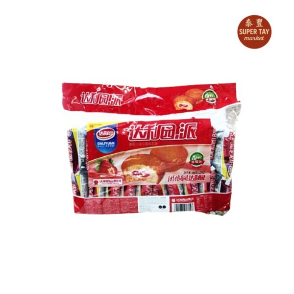 达利园草莓派 QUEQUE CON RELLENO A CREMA DE FRESA 460GR (DA LI YUAN)