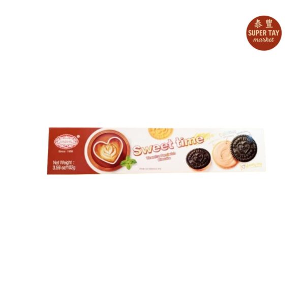亲密时刻提拉米苏味 GALLETA CON RELLENO SABOR A TIRAMISU 102GR (JIA SHI LI)
