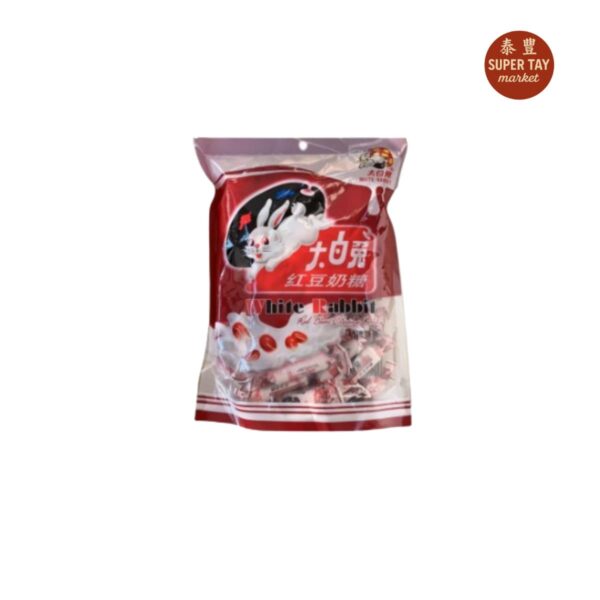 大白兔糖红豆味 CARAMELO CON LECHE SABOR A FREJOL ROJO 200G (WHITE RABBIT)