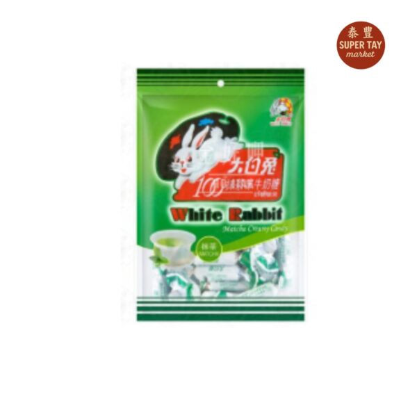 CARAMELO DE LECHE CON SABOR A TE VERDE 150GR WHITTE RABBIT