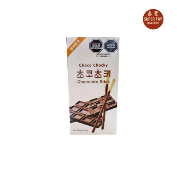 巧克力饼干棒 GALLETA BAÑADA EN SABOR A CHOCOLATE 36G CHOCO CHOCKY