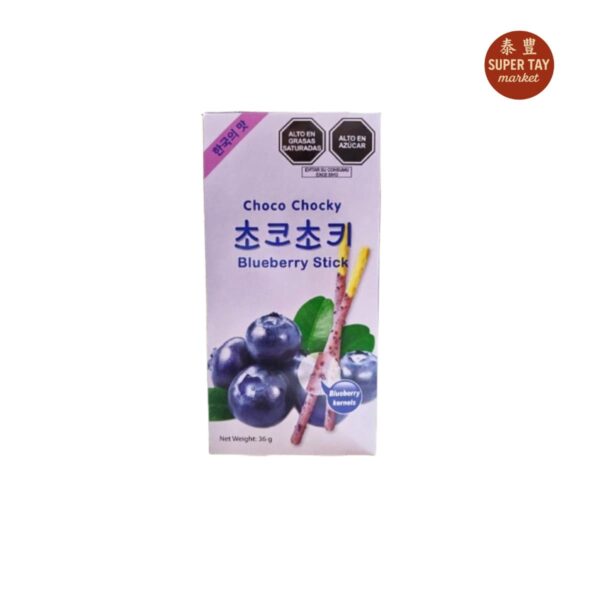 蓝莓饼干棒 GALLETA BAÑANA EN SABOR A ARANDANO 36G CHOCO CHOCKY