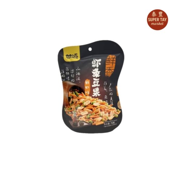 虾条豆果 PIQUEOS DE NUECES MIXTAS (GAN YUAN) 75GR