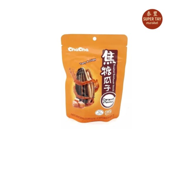 焦糖瓜子 SEMILLA DE GIRASOL SABOR A CARAMELO ( CHA CHA ) 108GR