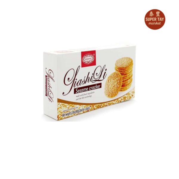 芝麻薄饼 GALLETA CON AJONJOLI 80GR (JIA SHI LI)