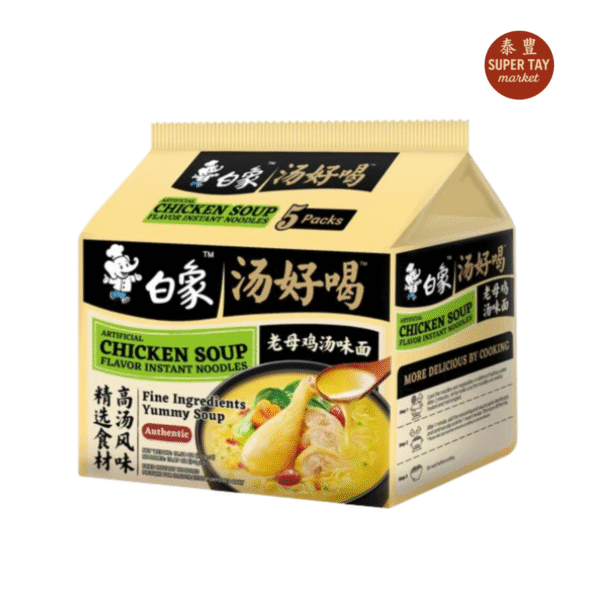 白象老母鸡汤面 FIDEO INSTANTANEO SABOR A POLLO (BAI XIANG) 111GR