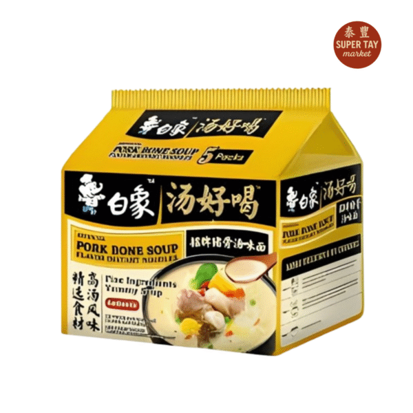 白象猪骨汤面 FIDEO INSTANTANEO SABOR A COSTILLA (BAI XIANG) 113GR