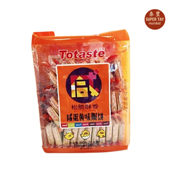 咸蛋黄脆饼GALLETA CON RELLENO DE YEMA DE HUEVO SALADO 300GR(TOTASTE)