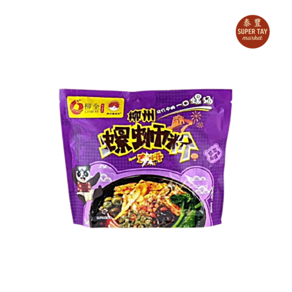 螺蛳粉酸菜味 FIDEO DE ARROZ CON SABOR A CARACOL DE RIO 335GR (QIU QUAN)