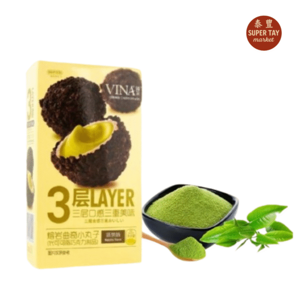 熔岩曲奇小丸子抹茶味 BOLAS DE GALLETA CON RELLENO A MATCHA 100GR (SUNSSI)