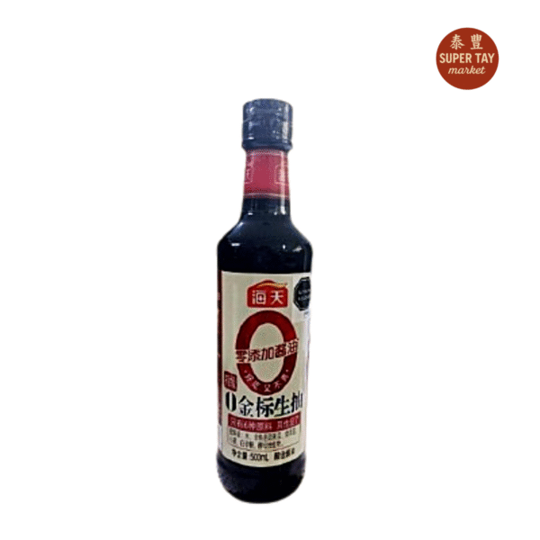 海天金标生抽 SILLAO CLARO ETIQUETA DORADA 500ML (HADAY)
