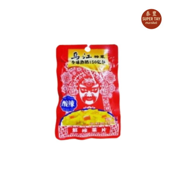 酸辣榨菜 VERDURA VEGETAL ZHA CHOI 80GR ( WU JIANG)