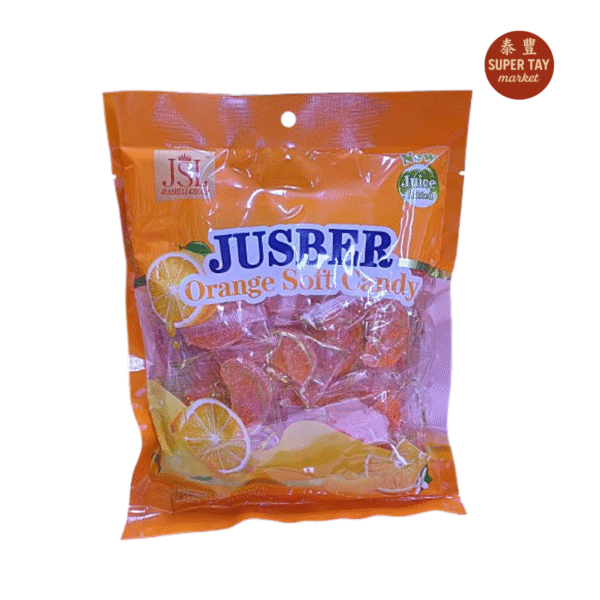 GOMITA CON FRUTAS SABOR A MANDARINA 350GR (JIA SHI LI)