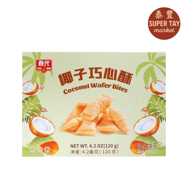 WAFER DE COCO 120GR (CHUN GUANG)