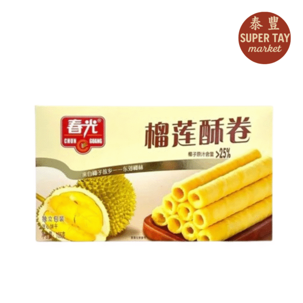 WAFER DE DURIAN 150GR (CHUN GUANG)